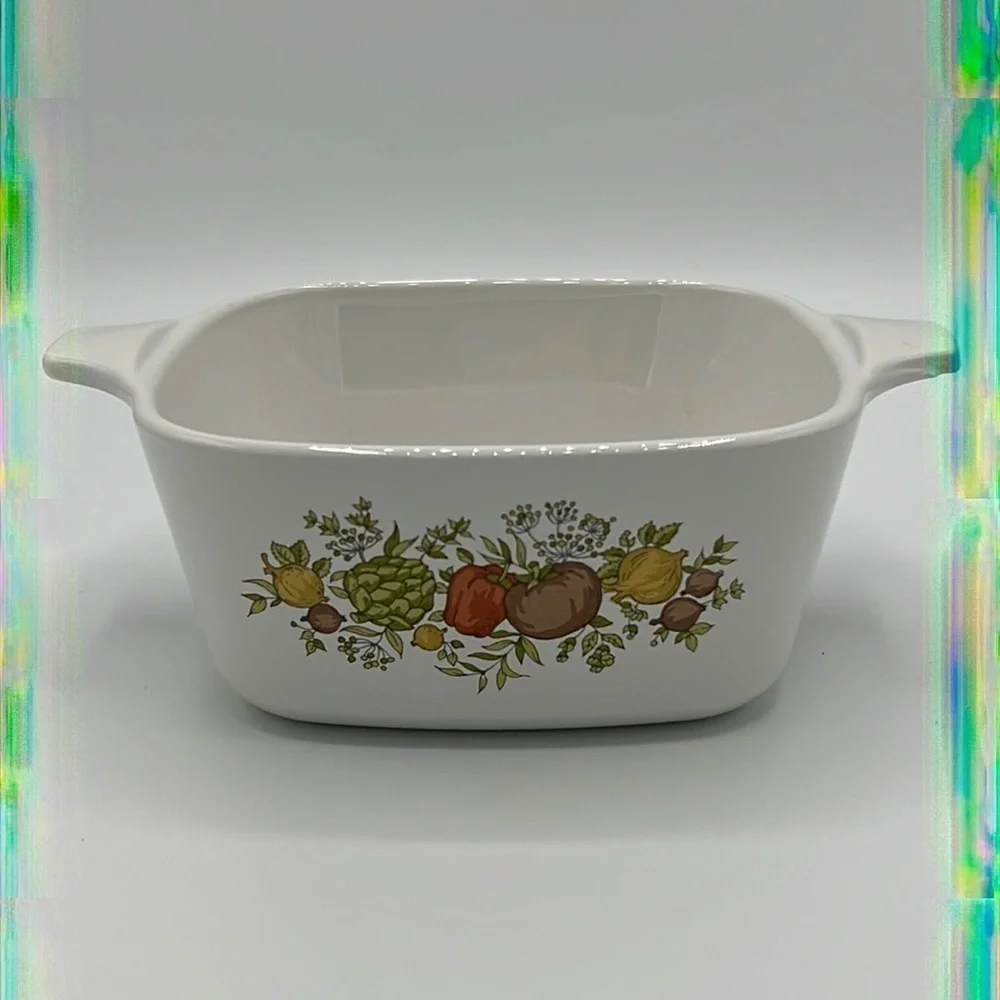CORNINGWARE 2 3/4 CUP SMALL DISH VINTAGE LE PERSIL